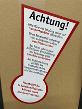 Aufkleber Pakethinweis Achtung