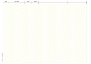 Isometrieblock A3 (gelb)