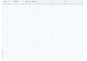 Isometrieblock A3 (blau)