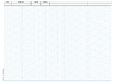 Isometrieblock A3 (blau)